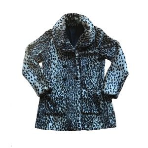 Sparkle & Fade leopard print coat - SZ M